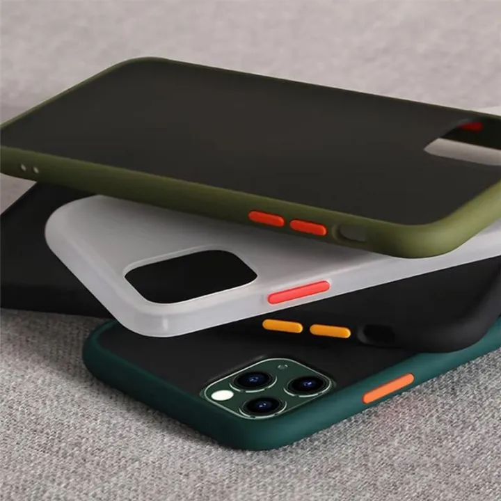 Apple Iphone 11 Pro Max Simple Matte Back Cover For Phone Cases Fashion Ultra-thin Soft Silicone Cover
