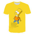 Simpsons T-Shirts Cartoon Anime Simpson 3D Print Streetwear Men Women Fashion Oversized T Shirt Kids Boys Girls Tees Tops. 