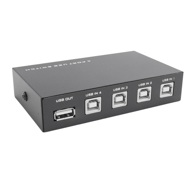 Newest Mini 4 Ports USB Printer Scanner Sharing Share Switch Splitter ...