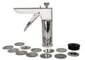 Stainless Steel Kitchen Press Gripo String Hopper Idiyappam Maker and Sev Murukku & Mixer Maker with 15 Different Jali Disk Blade (Made in India). 