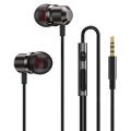 Extra BASS High Quality Earphones 3.5mm Connector with Mic - Super Quality Stereo Earbuds Headset with 3.5mm jack - Stereo Handsfree / Handsfree Extra Bass Headphone Handsfree With Microphone Headphones Wired Earphones Earbuds -JK67. 