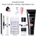 Nails UR SUGAR 15ml Nail Extension Gel Kit Quick Building Hard Gel Acrylic Crystal White Nude Gel Nail Polish UV Construction Gel Set. 