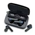 M19 Earbuds Mic Flashlight Full Set with Box - Airdotspro TWS Bluetooth 5.0 Stereo Headphones Earphones Headsets Airdots Earpods Airpods with Mic F9 M19 i12 i7s Inpods. 