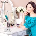 Wenefang Sales promotion Hanging Hooks Jewelry Holder Lightweight Acrylic Necklace Organizer Anti-Slip Base Transparent Jewelry Stand for Jewelry. 