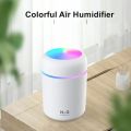 Xiaomi USB Cool Mist Sprayer Portable 300ml Electric Air Humidifier Aroma Oil Diffuser with Colorful Night Light for Home Car. 