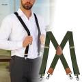 Suspenders for Men 1.4 inch Wide Casual Trouser Pants for Business. 