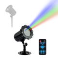 Outdoor ports RGB waterproof LED projection light remote control. 