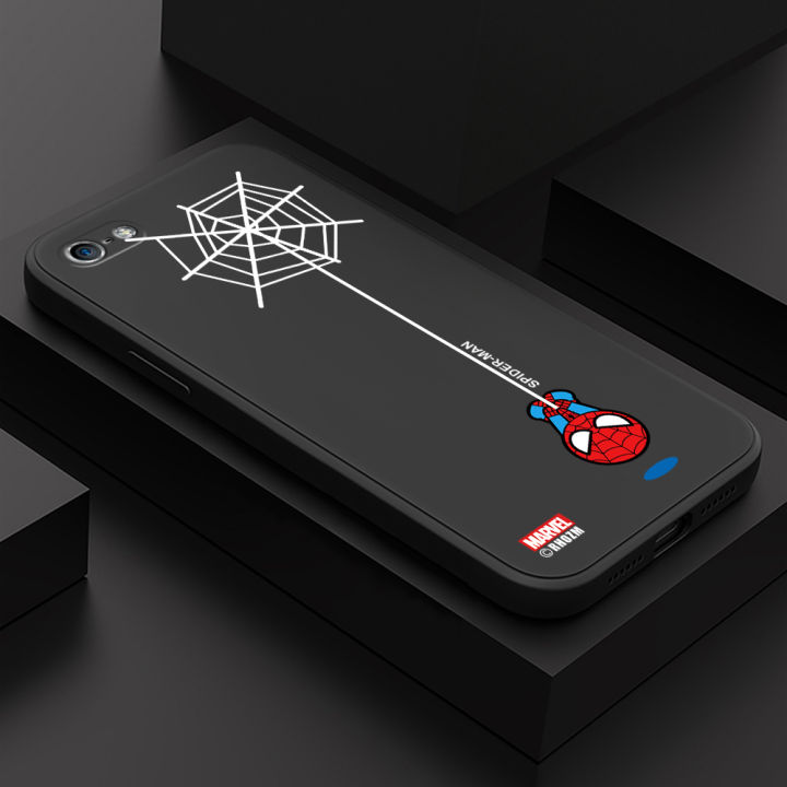 Hontinga for iPhone 5S SE Back Cover Cartoon Spiderman