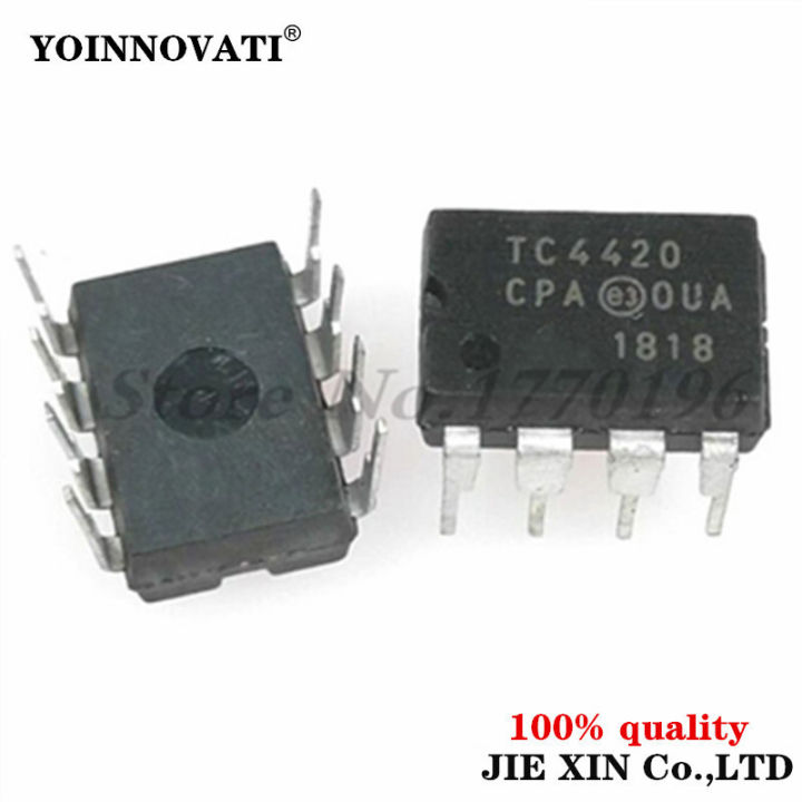 5 PCS TC4420CPA TC4420 ORIGINAL 6A High-Speed MOSFET Drivers