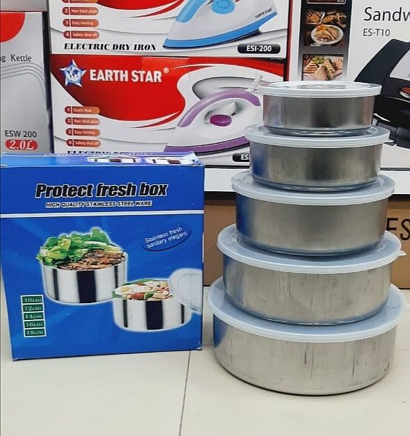 Protect Fresh Box Stainless Steel 5 Pieces Set