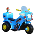Kids Electric One Motor Bike 3 Wheels With Music For Age 1-4 Model 992BLUE Little Wawe. 