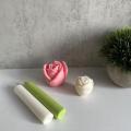 Handmade Rose Candle Mold Romantic Scented Silicone Rose Plaster Mold DIY Plaster Scented Candle Mold for Valentine's Day Home Decor Gift Making Craft Lovers Aromatherapy. 