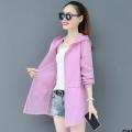 Sun Protection Korean Sun Protection UV 2024 Mid-Length Clothing Women's Thin Loose-Clothes Anti-New plus Size Coat Summer. 