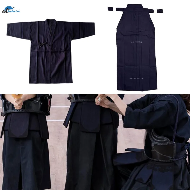 Japanese%20Kendo%20Uniform%20Set%20Kendo%20Outfit%20Men%20Women%20Japanese%20Kimono%20160cm%20-%20Image%202