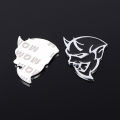 【Exclusive Offer】Car Emblem Badge Decals for Dodge Challenger SRT Demon SRT8 RC Hellcat Charger Caliber Grille Auto styling Accessories. 