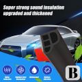 1/5m car door rubber seal strip double layer 5 holes weatherstrip self adhesive soundproof strip thickened L b shape tailgate edge strip Universal Auto Exterior accessories. 