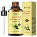 100ml Natural Jojoba Oil Essential Oil, 100% Natural, For Massage, Skin Care, Scraping, Shower, Diffuser Essential Oil, Face, Body, Nails, Hair, Eyelash Care Universal. 
