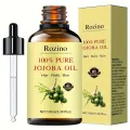 100ml Natural Jojoba Oil Essential Oil, 100% Natural, For Massage, Skin Care, Scraping, Shower, Diffuser Essential Oil, Face, Body, Nails, Hair, Eyelash Care Universal. 