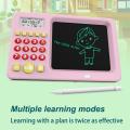 Durable Children Leaning Machine Smooth Edge Kid Leaning Machine English Broadcast Math Calculator Machine Trainer Painting. 