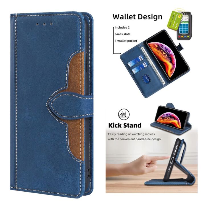 Leather Magnetic Flip Wallet Anti-fall Case For Xiaomi Poco X3 NFC