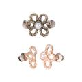 Fashion Alloy Flower Pants Button Tightener Waist Buckle Adjustable Flower Jean Fit Tighten Buckles Waist Clip Jean Buttons for Loose Jeans Jeans. 