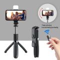 S03 Monopod Wireless Bluetooth 4.0 Mini Selfie Stick With Beauty LED Light Desktop Stand Portable Stretchable Anti-Shake Stabilizer Adjust 360 Rotating Phone Holder Self-Timer Foldable Camera Tripod For Smartphones Cameras ZPG-020 PremiumTec. 