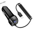 Phone Jail USB Car Charger For IPhone 13 12 11 Pro Max 8 7 + Fast Charging With Extra Charger Cable Fast Charging Long. 