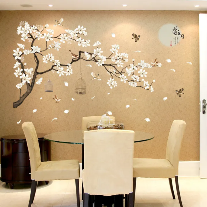 Tree%20Birds%20Flower%20Wall%20Sticker%20DIY%20Decal%20Homeation%20-%20Image%204