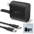 Genuine Samsung 25W Super Fast Charger with UK Plug and USB-C Cable. 