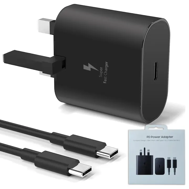 Samsung%2025W%20Super%20Fast%20Charger%20UK%20Plug%20with%20USB-C%20to%20USB-C%20Cable%20-%20Image%203
