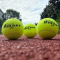 WELKIN 1pcs Training Tennis Professional Training Tennis Ball Quality Rubber High bounce for Family Friend Beginner School Club. 