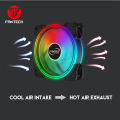 Fantech FB302 TYPHOON RGB FAN 3n1 W/ HUB AND REMOTE CONTROL. 