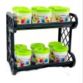 Premium Quality Plastic Kitchen Spice Rack Set. 