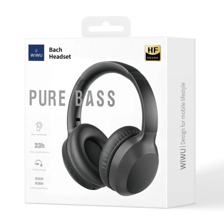 WIWU Wireless Bluetooth Headphone Stereo Bach Headset TD-01