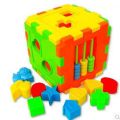 1 Set Cube Educational Building Blocks Matching Geometric Shape Educational Organization Box Baby Intelligence Toy. 