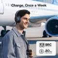 Baseus H1 Pro Wireless Headphone Hybrid -48dB Active Noise Cancellation Bluetooth Headset Hi-Res Certified LHDC Code Earphone. 