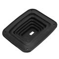 Car Shift Dust Cover Rubber Shifter Boot with Chrome Plate. 