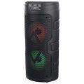 GTS 2129 Wireless Bluetooth Portable Karaoke Speaker with Wireless Mic ,USB, FM, AUX, and LED Lights. 