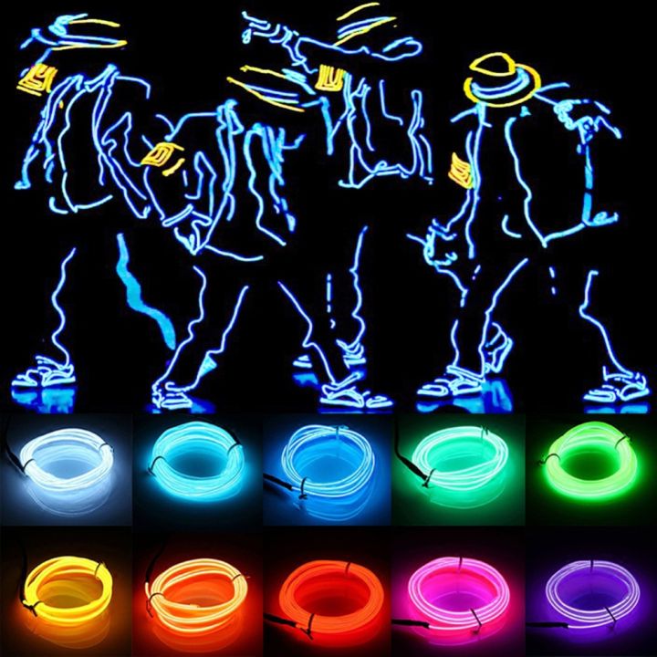 Led%20Neon%203v%20Aa%20Powered%20Glow%20El%20Wire%20Rope%20Tape%20Cable%20Flexible%20Led%20Strip%20For%20Shoes%20Clothing%20Car%20Decoration%20-%20Image%202