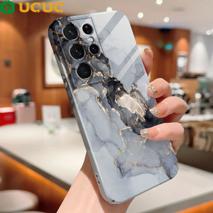 UCUC for Samsung Galaxy S21 Ultra 5G Back Cover Stylish Marble New