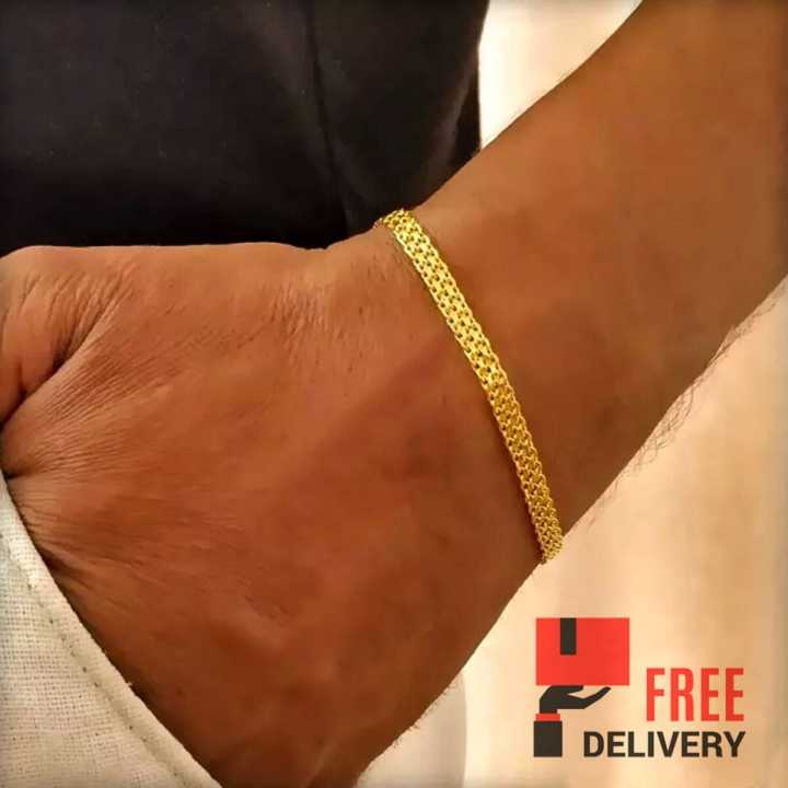 Gold Plated High Quality 03mm Bismark Bracelet