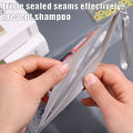 Transparent PEVA Cosmetic Zipper Bag With Pull Ring Travel Makeup Brush Accessories Packaging Storage Display Favors. 