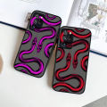 Fashion Gold Purple Black Snake Matte Phone Case for Samsung Galaxy NOTE 20 10 9 8 A13 A12 A10 A11 7 A05 A04 A03S A02S A03 Case. 
