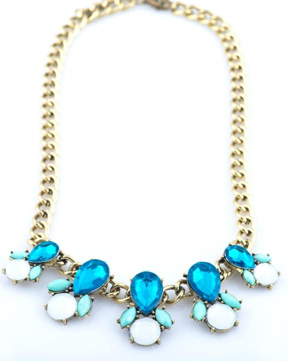 Women's Turquoise Bud Collar