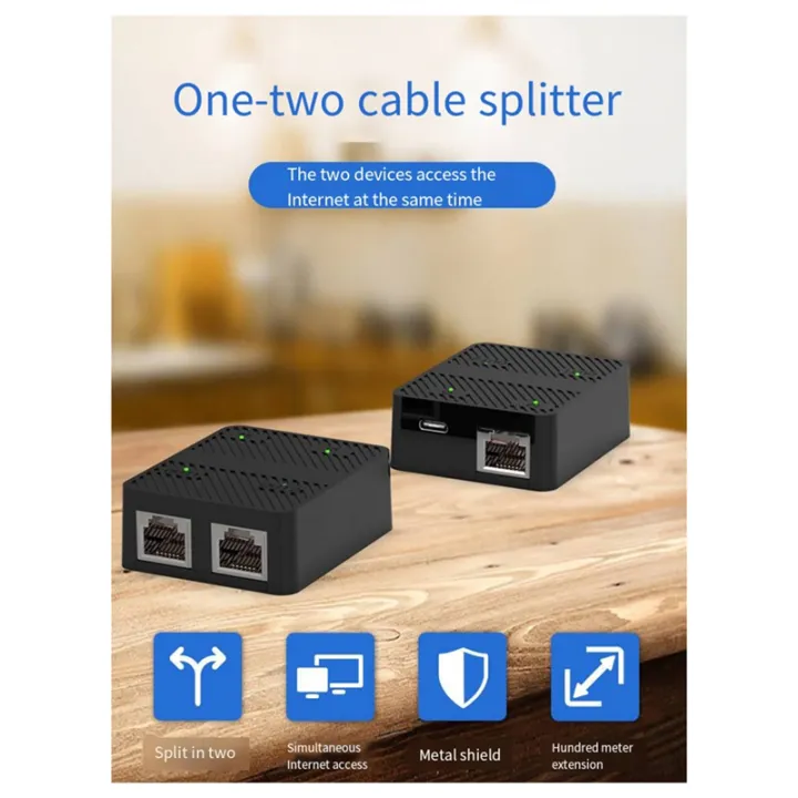 RJ45%20Ethernet%20Cable%20Splitter,%20One%20to%20Two%20Devices,%20Can%20Access%20the%20Internet%20At%20the%20Same%20Time,%20with%20Charging%20Cable%20Extender%20-%20Image%204