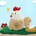 Birthday Gift for Kids Appease Doll Collection Toy Interactive Accompany Toy Sleeping Mate Wedding Party Decor Hen Plush Toy Chicken Plush Doll Stuffed Toys Chicken Plush Toys. 