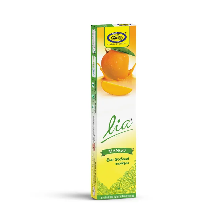 Lia Incense Sticks - Mango - 6 Packets