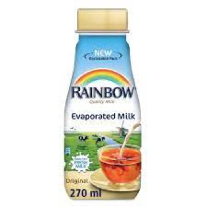 Rainbow Original Quality Evaporated Milk 270ml Bottle