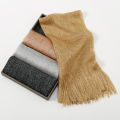 Fashion Bright Silk Sunscreen Shawl Hijab Gold Silver Shiny Scarves For Women Lace Tassel Party Evening Dress Scarf. 