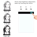 A4 Children Drawing Board 3 Level Adjustable Brightness Light Notebook LED Drawing Copying Table. 